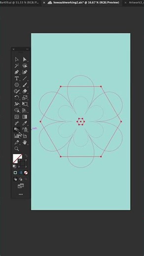 Adobe Illustrator Tutorial | Faded Flower