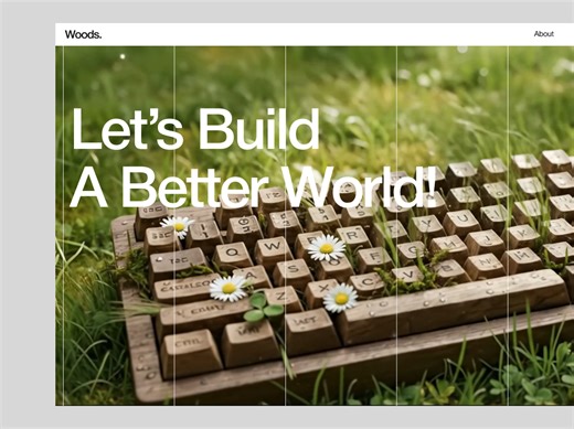 The Woods Project - A Website Concept