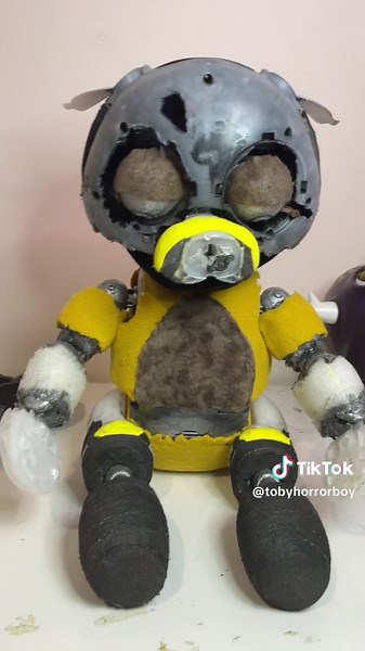 Crafting Plushtrap Animatronic with Fabric | FNAF Plushtrap Part 11