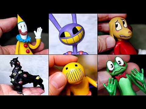 Making THE AMAZING DIGITAL CIRCUS JAX & KAUFMO & SCRATCH & RIBBIT Sculptures