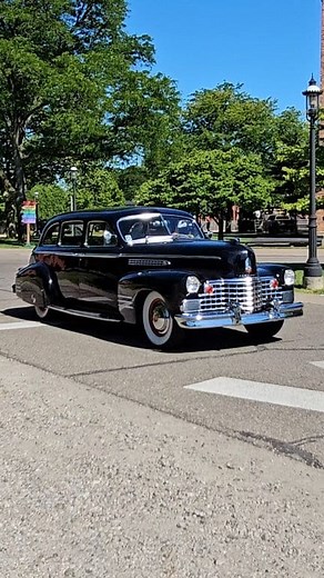 1942 Cadillac Series 75 Fleetwood Imperial Sedan Drive By Engine Sound Motor Muster 2024 | Casey Faitel