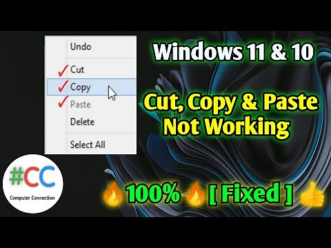 How to Fix Copy Paste Not Working Windows 11/10/8/7 | Copy Paste Not Working in Windows | 100% [FiX]