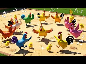 Chicken Dance Song for Kids | Fun Farm Animal Song for Toddlers | Cluck Cluck Dance & Sing-Along!