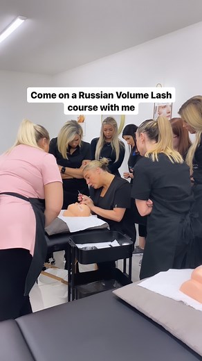 1K views | Come on a Russian Volume Lash course with me 朗Click the link to book https://tinyurl.com/bdd3tv6p  #rvl #russianvolume #russianlashes #glasgowtrainingacademy #aberdeentrainingacademy #beautycourses #lashextensions | Scottish Beauty Expert Training Academy | Facebook