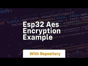 esp32 aes encryption example