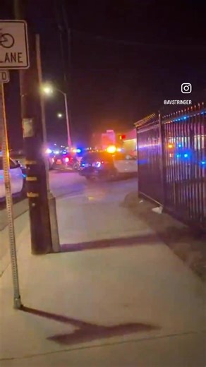 Lancaster deputies detained a possible suspect at Avenue I and Beach Avenue after he allegedly pointed a machete at another individual near Avenue I and Sierra Highway. No further information has been released. | AV Stringer News
