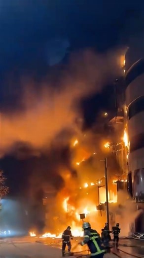 Incendie nocturne à Dély Ibrahim (Chéraga, Alger)