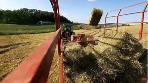 Baling Hay Bales Till The Wheels Fall Off! BALER DOWN! Hay Season 2025! . All of our tractors and balers are in on the action today. John Deere, Farmall, New Holland, Bobcat, International, and Oliver are all in use today.  Gierok Farms