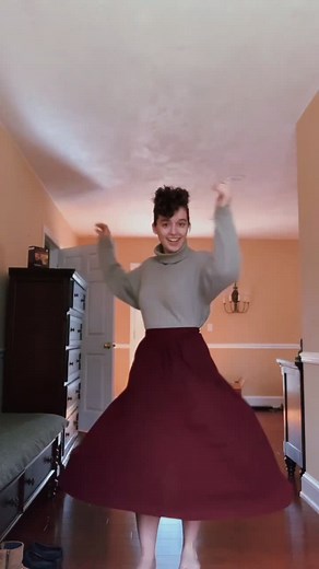 Playing with my moms skirts from the 60s living my dark academia dream!! #DarkAcademia #Aesthetic ￼