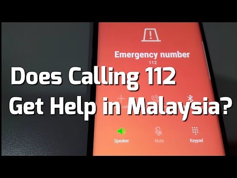 Test Calling Emergency Number 112 in Malaysia. Does it reach 999?