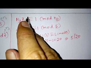 Using Chinese remainder theorem problem solving