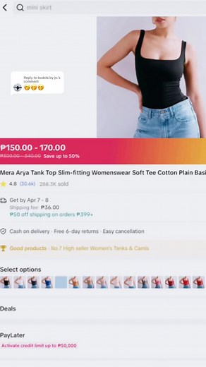 Replying to @budols by jo. #tanktop #meratop #fyppppppppppppppppppppppp