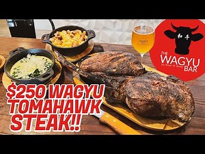 $250 Monster Tomahawk Wagyu Steak Challenge in Miami, Florida w/ ‪@natefiggs‬