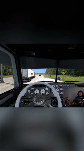 Truck Driver's Trailer Strategy at Gas Station #shorts