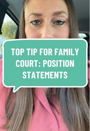 Writing Effective Position Statements for Family Court