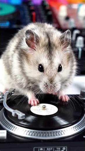 DJ Mouse on the Beat 🐭🎧 (Cutest