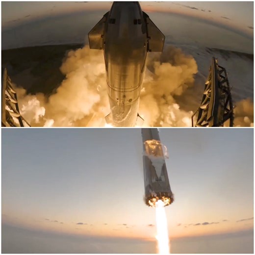 The Launch and Landing Through the Eyes of the Tower. 🏗🚀👀🫡 📹SpaceX #SpaceX #Starship #Starshiplaunch #Space #CountdownToLaunch #countdown #photography #inspiration #innovation #Launch | Space FrontPage