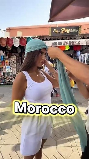 How To Tie A Moroccan Headscarf - My Africa - Sabrina #maroc #headscarf #tutorials #tourists