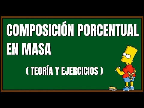 👨‍🔬 ¿Qué es y cómo calcular la COMPOSICIÓN PORCENTUAL en masa de COMPUESTOS en QUÍMICA? (MUY FÁCIL)