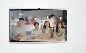 华为企业智慧屏ideahub 拥有强大的智能音幕，可以用AI打造你的专属会议空间