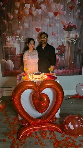 Wedding anniversary ideas | anniversary celebration 🎉 | marriage anniversary at home ☺️#celebration