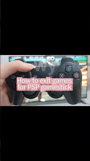 How to exit games for PSP gamestick #tutorial #gamestick #psp #gaming #settings