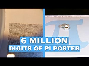 6 Million Digits Of Pi Poster