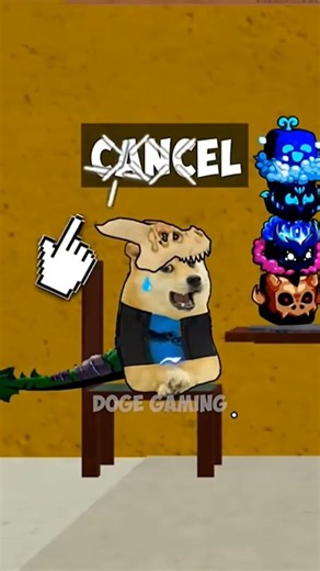 Scripter trade scam Doge 😭😭| Doge Gaming#roblox #robloxedit #bloxfruits #edit