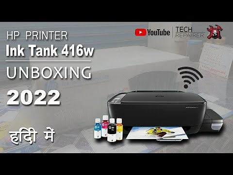 HP Ink Tank 416 wireless Printer Unboxing Setup and Installation with Review | Tech Repairer