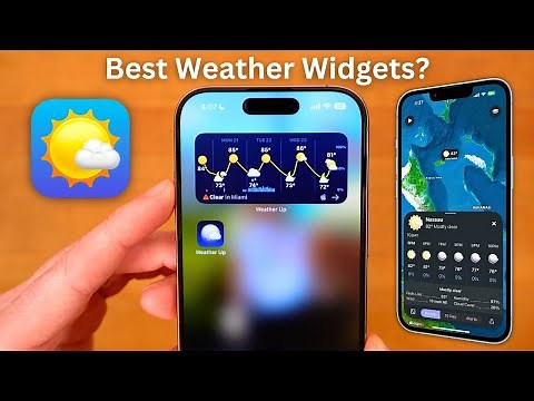Weather Up iPhone App Review -- BEST Weather Widgets?