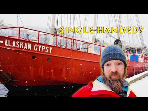 Single-Handing an 80ft Steel Sailboat in Alaskan Winter