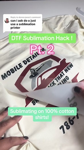 Replying to @donna jones Pt 2 ! Answering some questions on this AMAZING DTF Sublimation hack kit with @cendale.official #sublimationdtfhack #sublimation #sublimationdtf #dtfprinting #sublimatingoncotton #cendale #cendaledtf #AnnyCricuts #AnnyCricutsDIY #Cricut #CricutDIY #thingsiwishiknewaboutthecricut #thingsiwishiknewsooner #CricutDIY #cricuthacks #cricutdoope #cricutsdoopes #cricutprojects #cricutmade #cricutexploreair2 #cricuttutorials #cricuttips #cricutforbeginners #craft #crafttok #craft