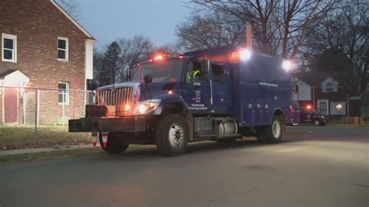 Detroit's North Rosedale Park on day 3 with no water following broken valve problem