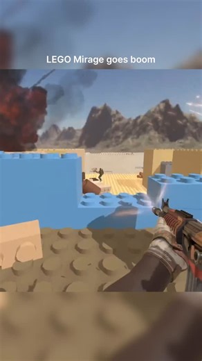 BLOODYCASE | CS2 just got a LEGO Mirage - a fully destructible map. Here, walls break from bullets and grenades turn the arena into a pile of bricks.... | Instagram