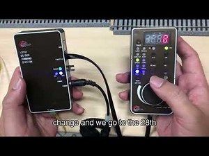 LD101 DCC/ DC dual-mode command station function setting