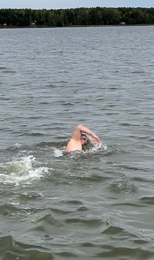 2.4M views · 10K reactions | Hi all! And this is freestyle swimming in “big” open water. Swimming with fins. Swimming after 55. | Boris Chernov | Facebook