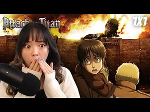 I reacted to Attack on Titan for the FIRST TIME and...