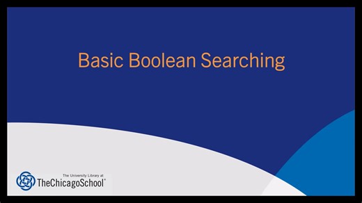 Boolean Searching