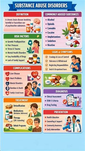 Substance abuse disorders | BSc nursing #substance #abuse #disorders #bscnursing #mhn