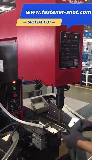 How do you install Clinching Nuts into the metal plates? #Clinchnut