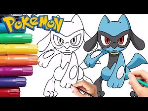 How to Draw Pokemon | Riolu | Step by Step