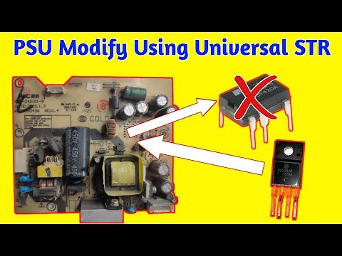 Power Supply 7 Pin IC Modification using universal MOSFET