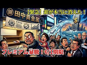 【東京から銀が消える日】田中貴金属も在庫枯渇へ。COMEX崩壊が引き起こす日本国内のパニック買いとプレミアム暴騰