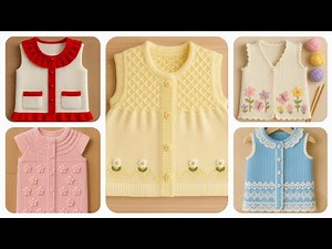 💫Girls Knitted Vest Patterns – Girl Kids Knitted Vest Patterns
