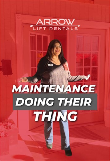 Things might look a little… unconventional back here 😅 But don’t worry — you’ll still end up exactly where you’re meant to be: reliable aerial equipment, ready for the job 💪 #MaintenanceCrew #ReliableEquipment #AerialLifts #ArrowLiftRentals #creatorsearchinsights