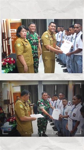 Socialization of the Republic of Indonesia Cadet Corps (KKRI) Volume 2 at SMK N 2 Bismen Jayapura