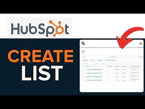 How To Create Lists In Hubspot | Create Lists Inside Hubspot 2025 (EASY)