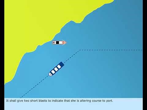 Rule 34 – Manoeuvring and warning signals | COLREGs | Merchant Navy knowledge