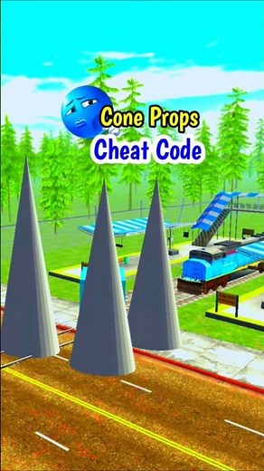 Indian Cone Props Cheat Code Indian Bike Driving 3D #shots #indianbikedriving3d #gta
