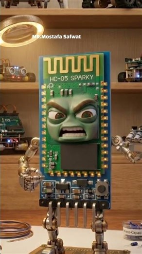 هذا ما يفعله HC-05 في مشاريعك #تكنولوجيا #روبوتات